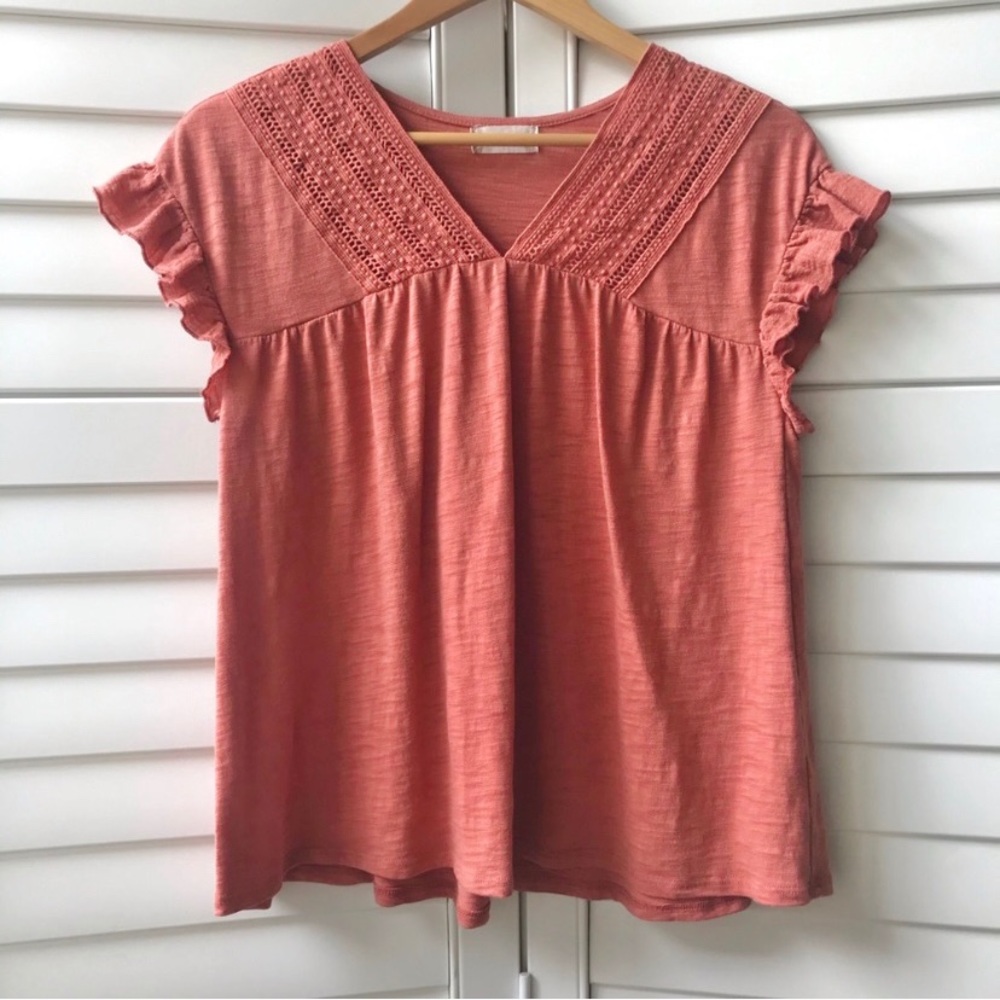 Alter’d State Dusty Rose Babydoll Blouse